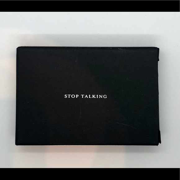 STOP TALKING “business cards” (box of 25)